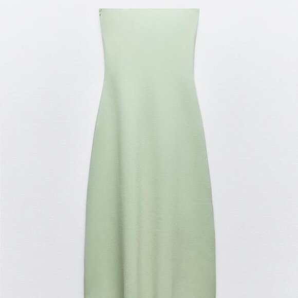 ZARA KNIT BANDEAU DRESS - Picture 2 of 6